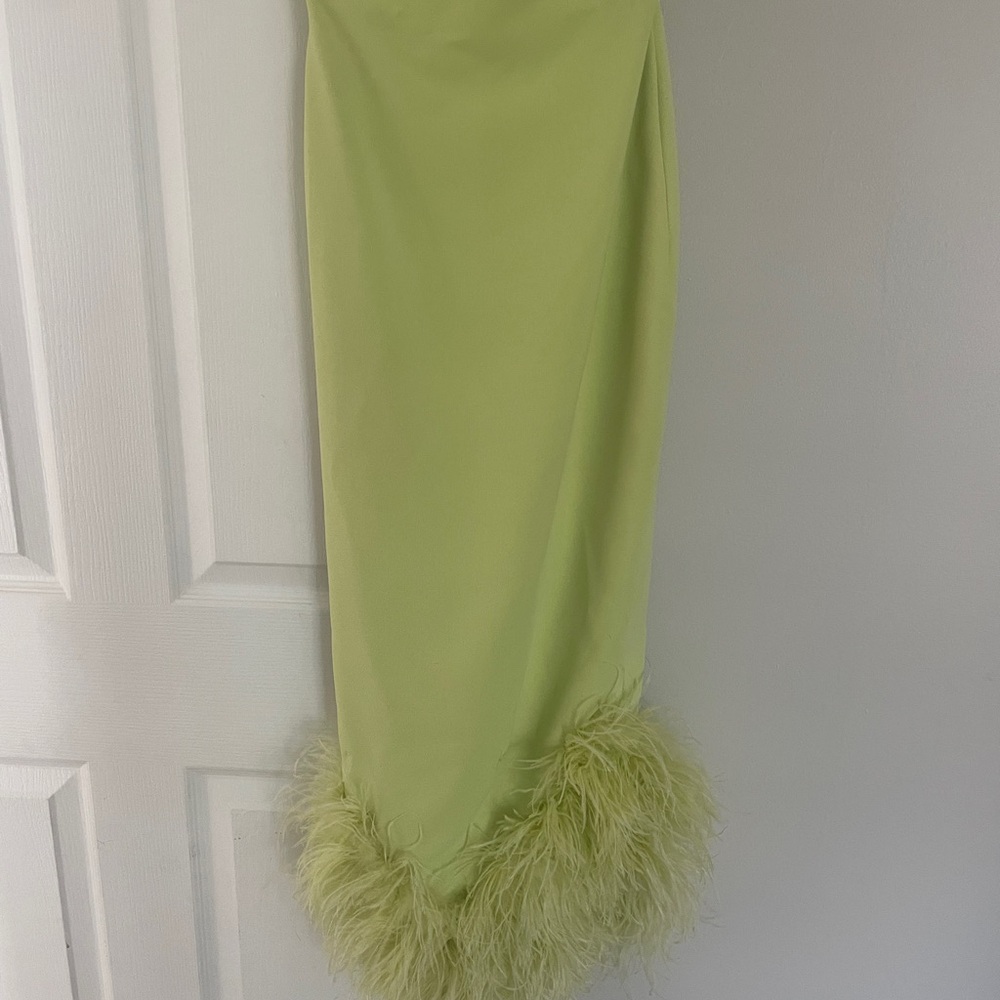 House of cb Alessia feather dress - Picture 5 of 7